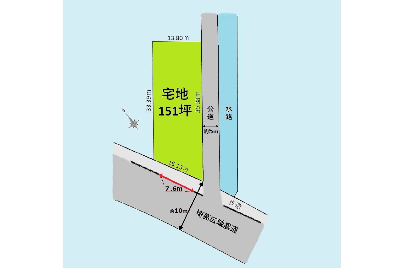 並塚　貸地　図面